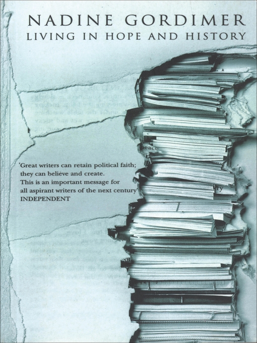 Cover image for Living in Hope and History